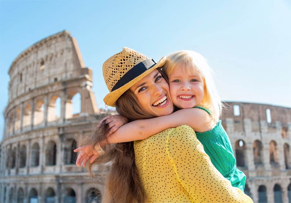 visitar Roma com crianças